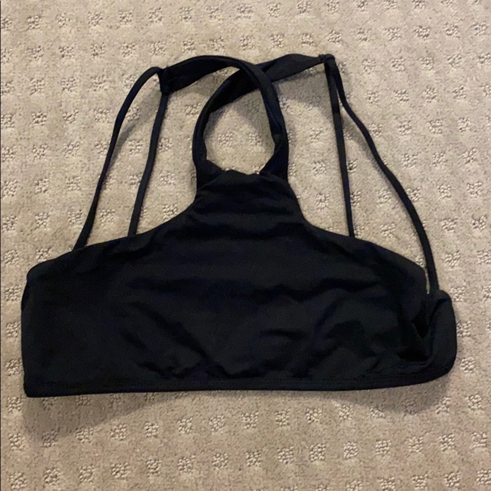 L Space Black Bikini Top